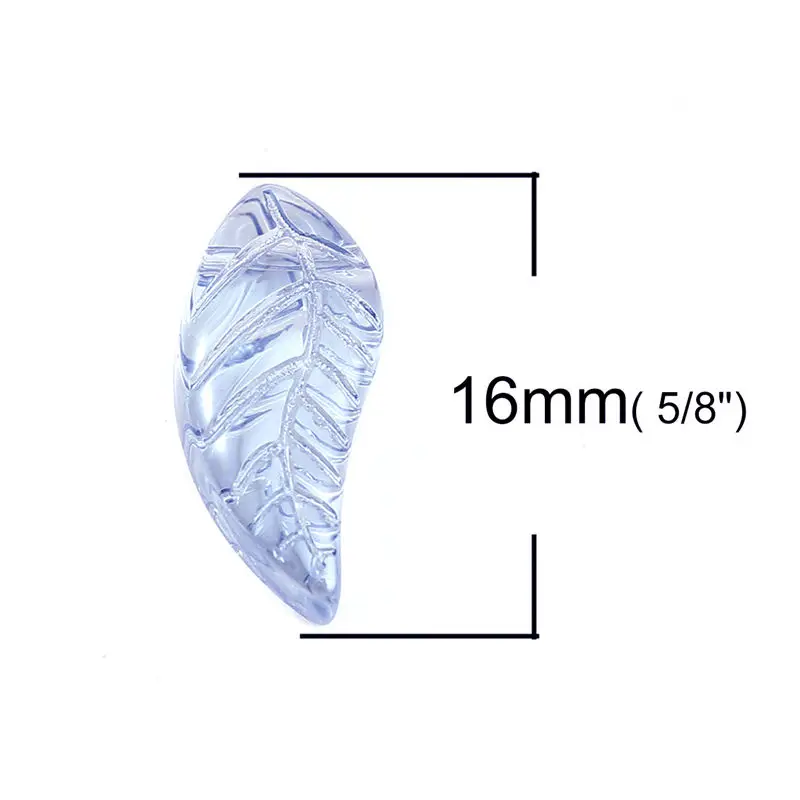 50 PCs Doreen Box Glass Beads Leaf Multicolor AB Rainbow Bead For DIY Fashion Bracelet Jewelry Making16x 8mm, Hole: 0.9mm 50 PCs Doreen Box Glass Beads Leaf Multicolor AB Rainbow Bead For DIY Fashion Bracelet Jewelry Making16x 8mm, Hole: 0.9mm