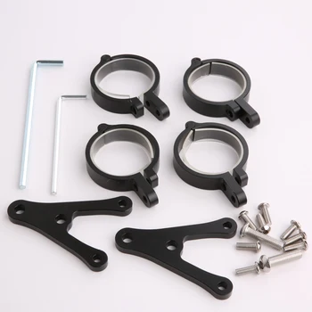 

Universal 7-Inch Motorcycle Headlight Mounting Bracket Adjustable Headlight Housing Double Side Bracket for Jeep Wrangler for Ha