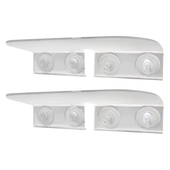 

2x Ledges Suction Cup Window Shelf Plant Window Shelf Indoor Window Plant Shelf for Indoor Plant Garden