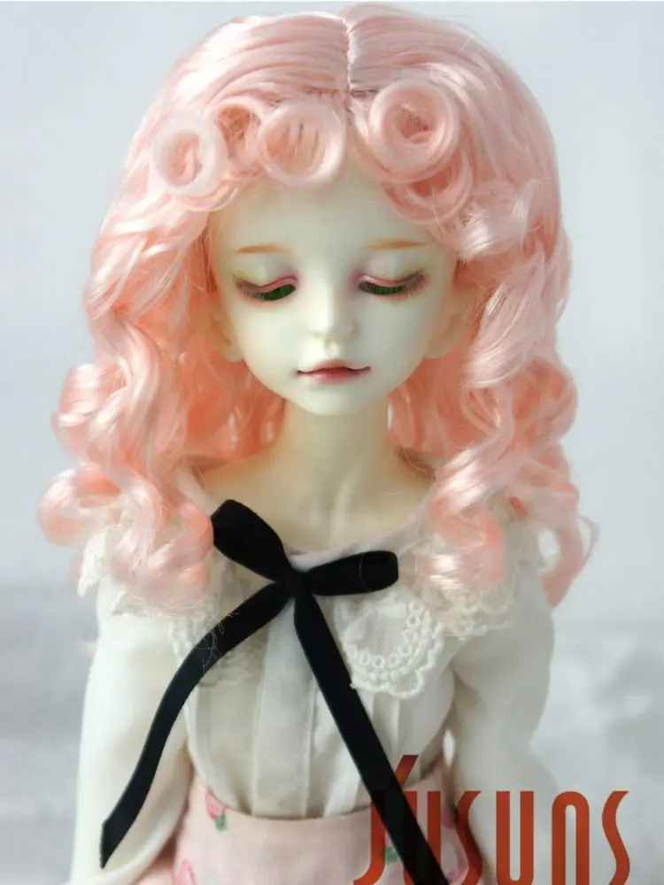 JD276 1/6 YOSD парики для кукол 6-7 Принцесса длинные курчавые волосы BJD синтетические