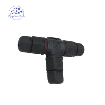 

5pcs 15A 300V 3pin Cable Conductor Waterproof IP67 2pin 3pin Cable Connector T Type L Type Connector For Cable Set