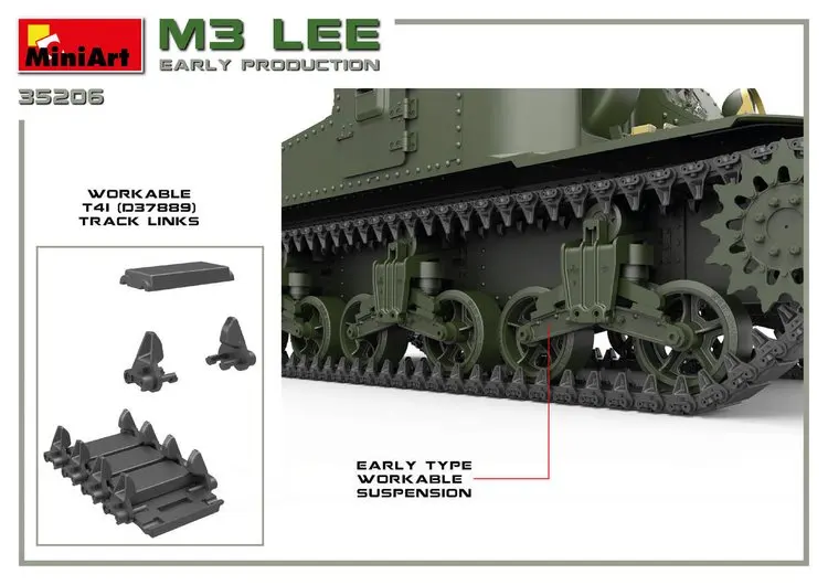 MiniArt 35206 1/35 м3 ли Раннее Производство. Набор для интерьера-набор для масштабной модели
