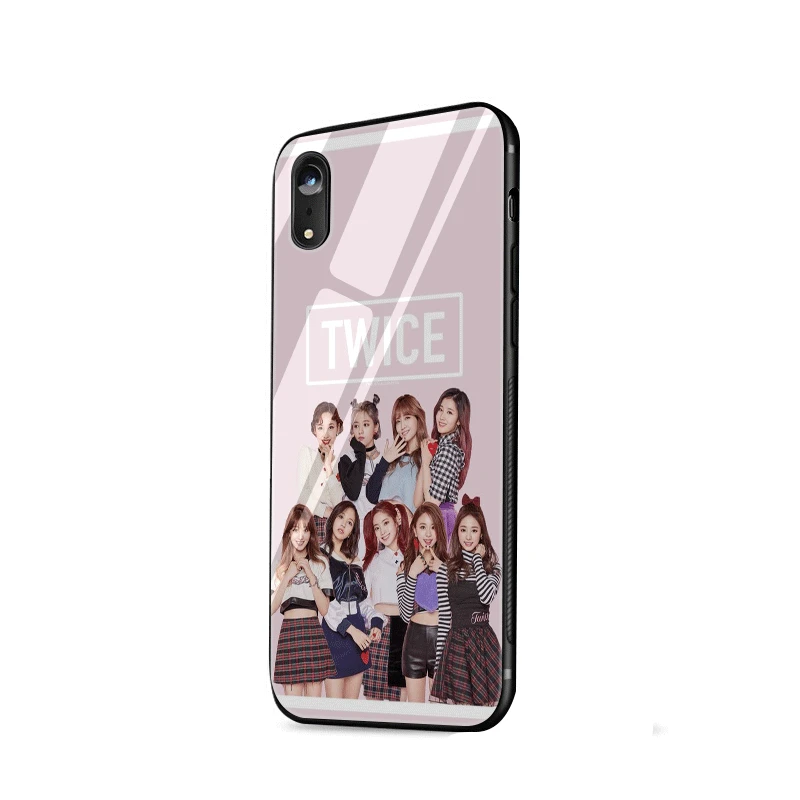 Чехол для телефона из ТПУ стекла для iPhone 5 5S SE 6 6S 7 8 Plus iPhone 11 Pro XR X XS максимальный чехол Twice Mina Momo Kpop - Цвет: G12