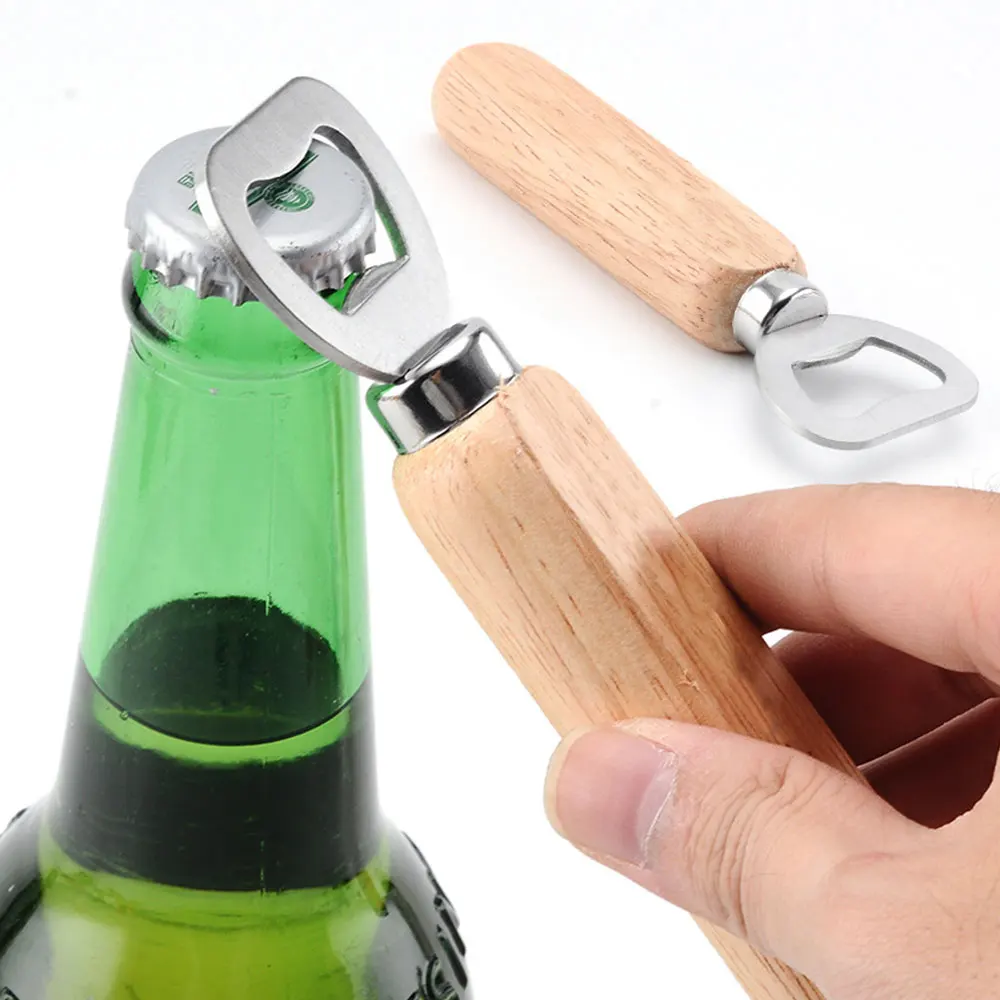 1 шт. Персонализированная прочная деревянная ручка из нержавеющей стали