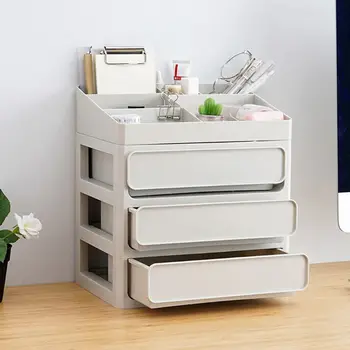 

DIY Multi-layer Plastic Drawers Makeup Container Organizer Case Storage Box Jewelry Cosmetic Office Boxes D5BD
