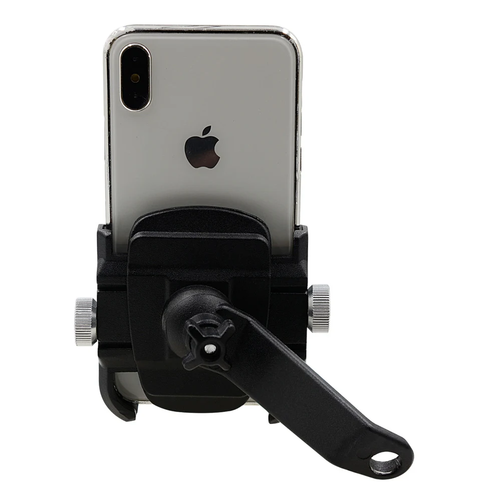360 rotation Aluminum alloy mobile phone bracket GPS bracket For motorcycle, electric tricycle, off-road vehicle, ATV, bicycle