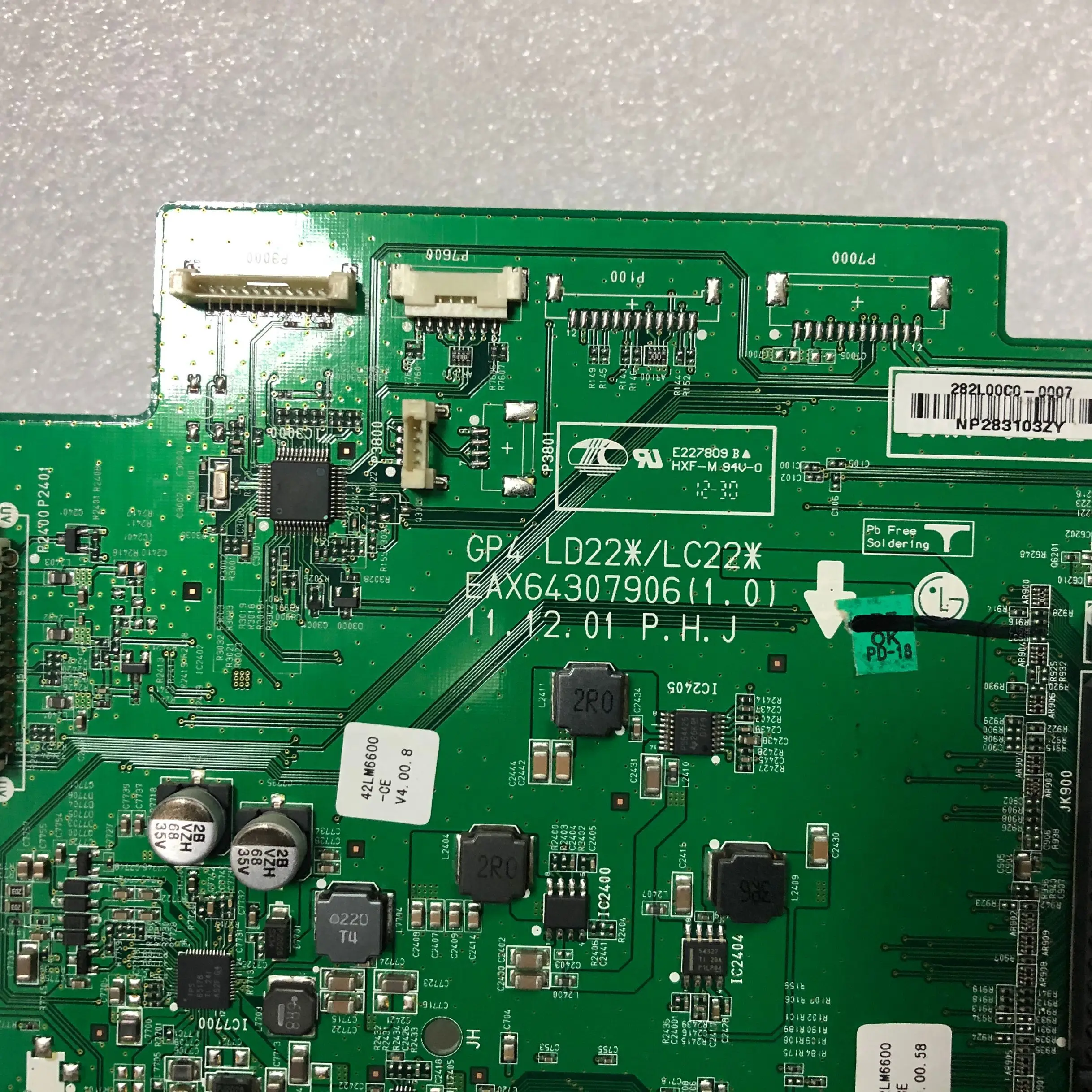 Хорошая работа плата питания 65LM6200-CC материнская плата EAX64307906(1,0) экран T645HB01