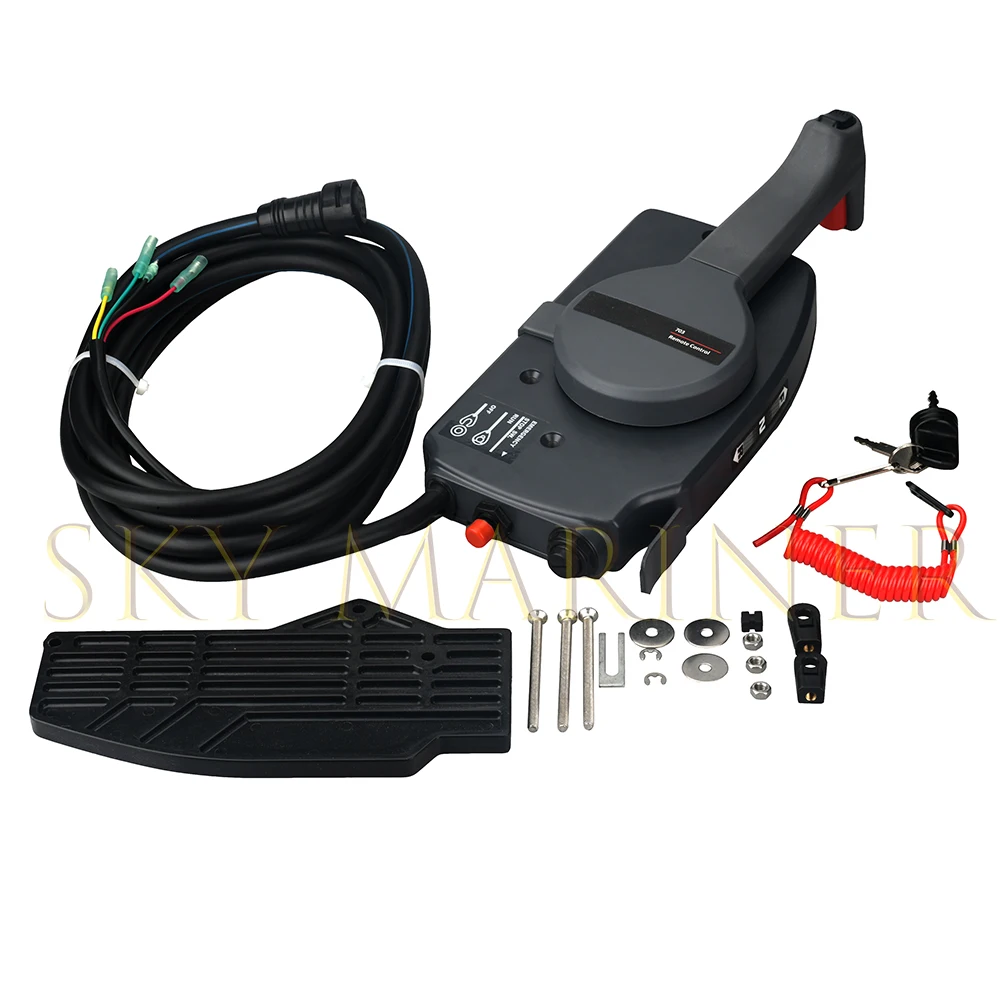 Muslimboard Engine Remote Control Box Assy Per Yamaha Boat Motor 10 Pins Push To Open Muslimate 703-48205