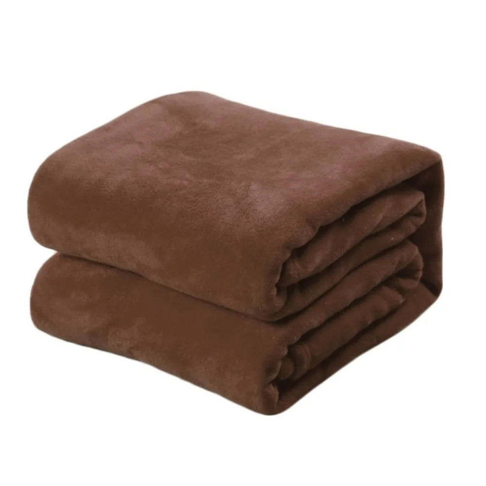 Высокое качество ультрамягкое одеяло однотонное одеяло кораллового флиса комфортная спальная кровать для дома 50x70 см надувная кровать Фланелевое покрывало