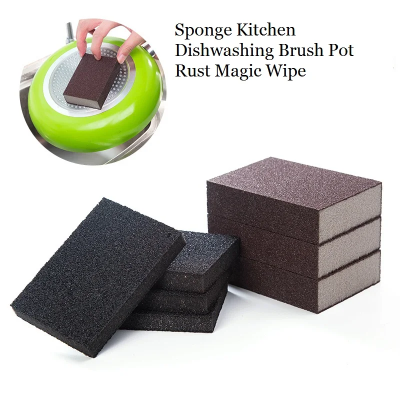 

5pcs Magic Sponge Emery Nano Sponge Magic sponge for Removing Rust Cleaning Kitchen Gadget Descaling Clean Rub Pot Kitchen Tool
