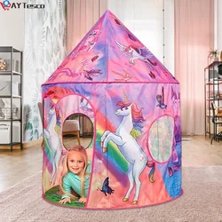 Tienda de juegos para interiores y exteriores, Castillo de princesa para niños, PISCINA DE BOLAS, casa de campaña para bebés, 105x135cm