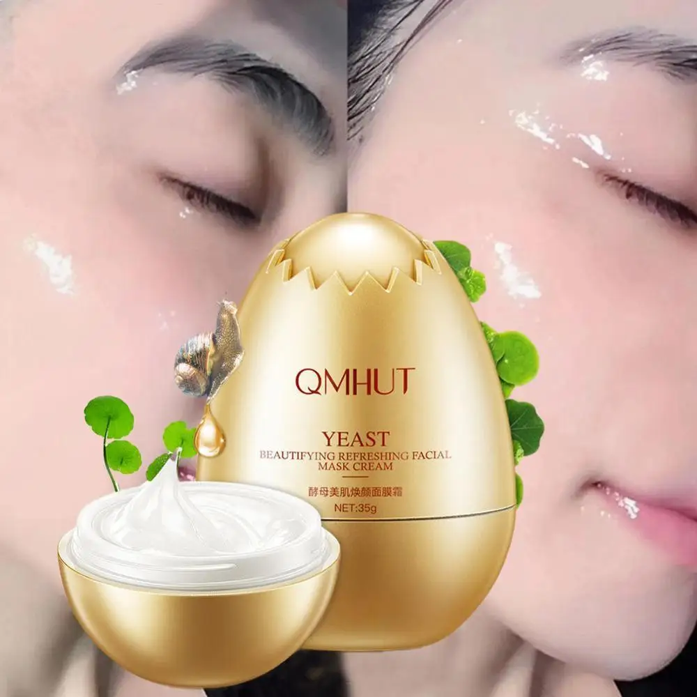 Skin Care Face Mask Beauty Revitalizing Moisturizing Cream Firming Shrinking Pores Exfoliation Yeast Whitening | Красота и здоровье