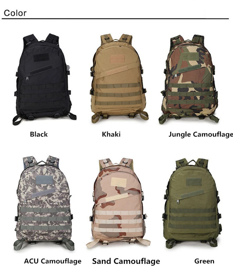 10 Colors Mens' Outdoor Military Tactical Backpack 40L Camouflage Shoulder Bag for Mountain Hiking Hunting Adventure 0.9Kg Only (34)