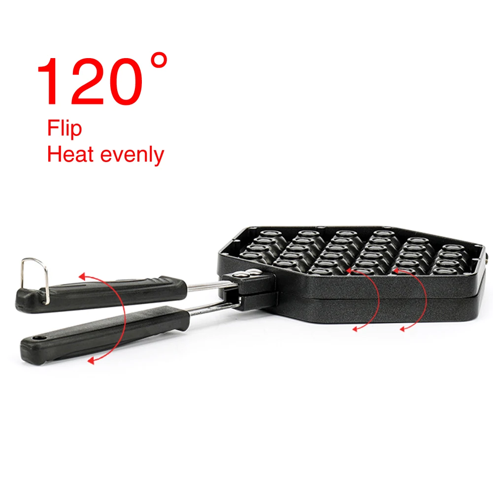 

Kitchen Accessories Cake Multifunction Baking Mold Tools Non Stick Home Double Side Egg Waffle Gas Stove Easy Clean Aluminum