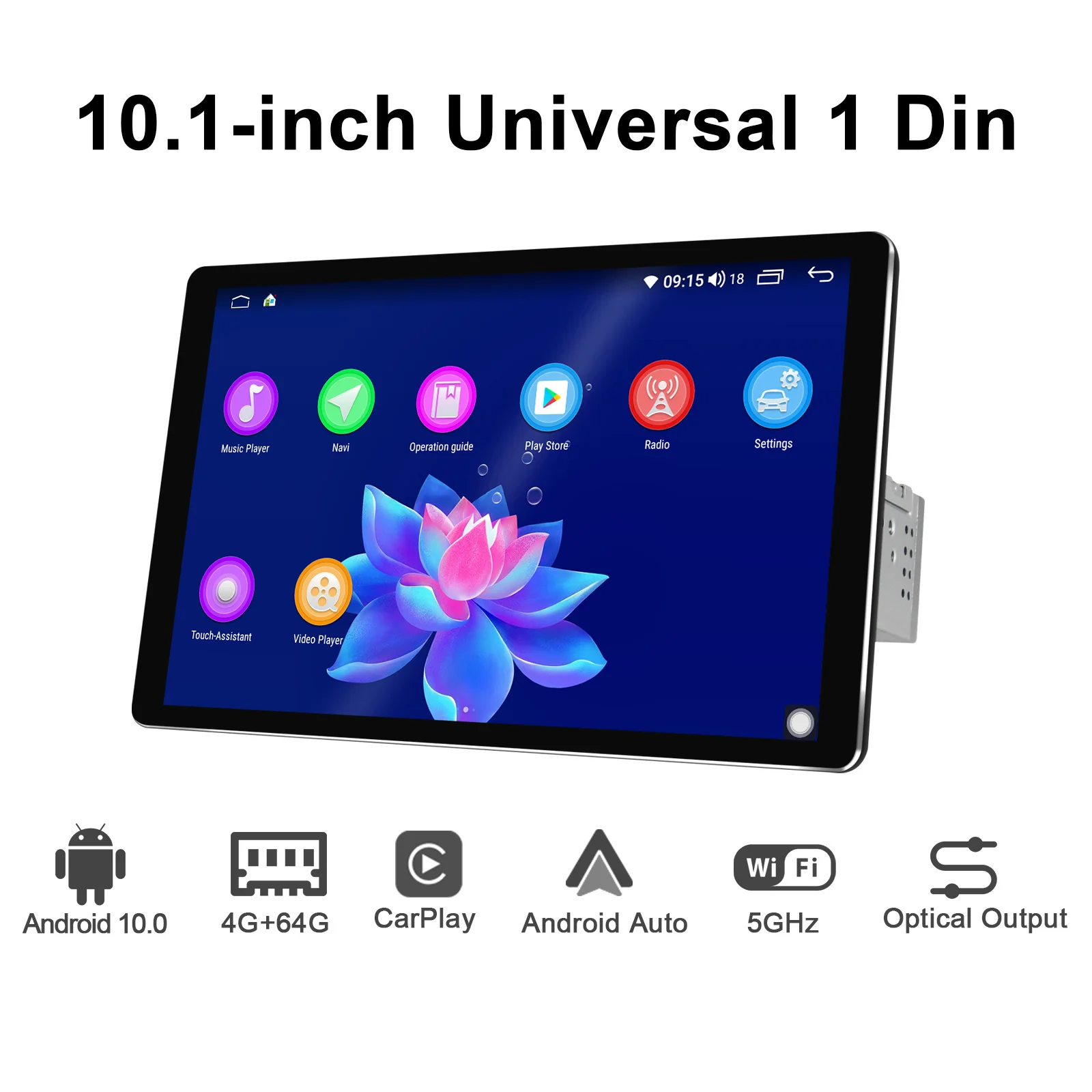 US $362.61 10 Central Multimidia 1 Din Tv Digital Gps Car Radio Automotivo