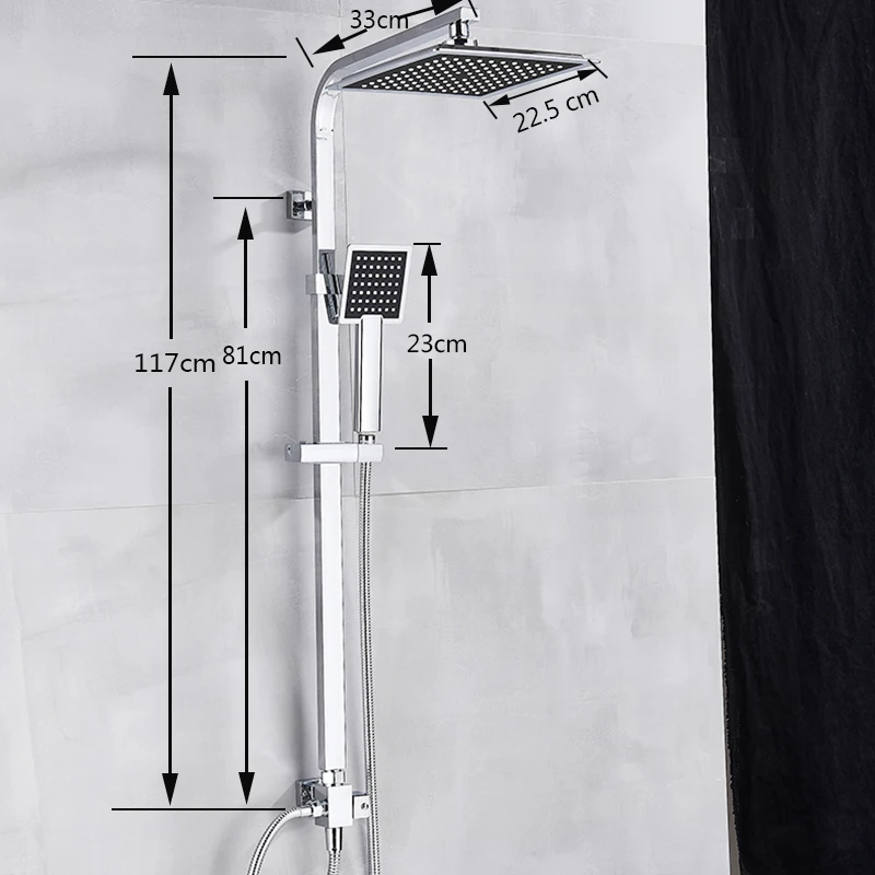 Bathroom Faucet Shower Mixer Tap Wall Mounted