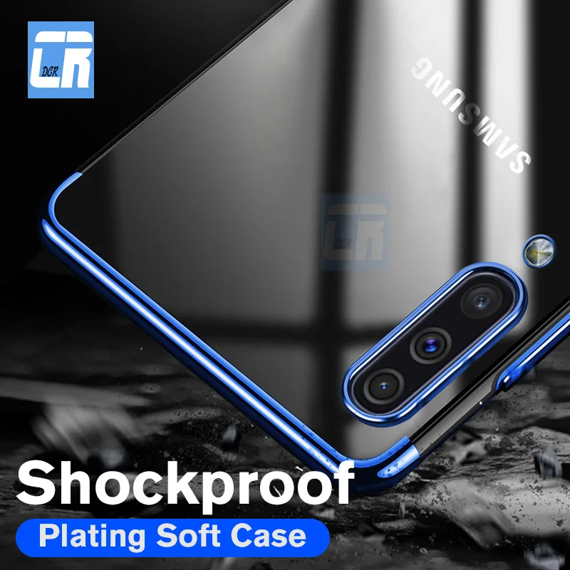 

Shockproof Luxury Plating Soft TPU Phone Cases for Samsung Galaxay A70 A60 A50S A40 A30 A20 A10S A8S M10 M20 A30 Silicone Cover