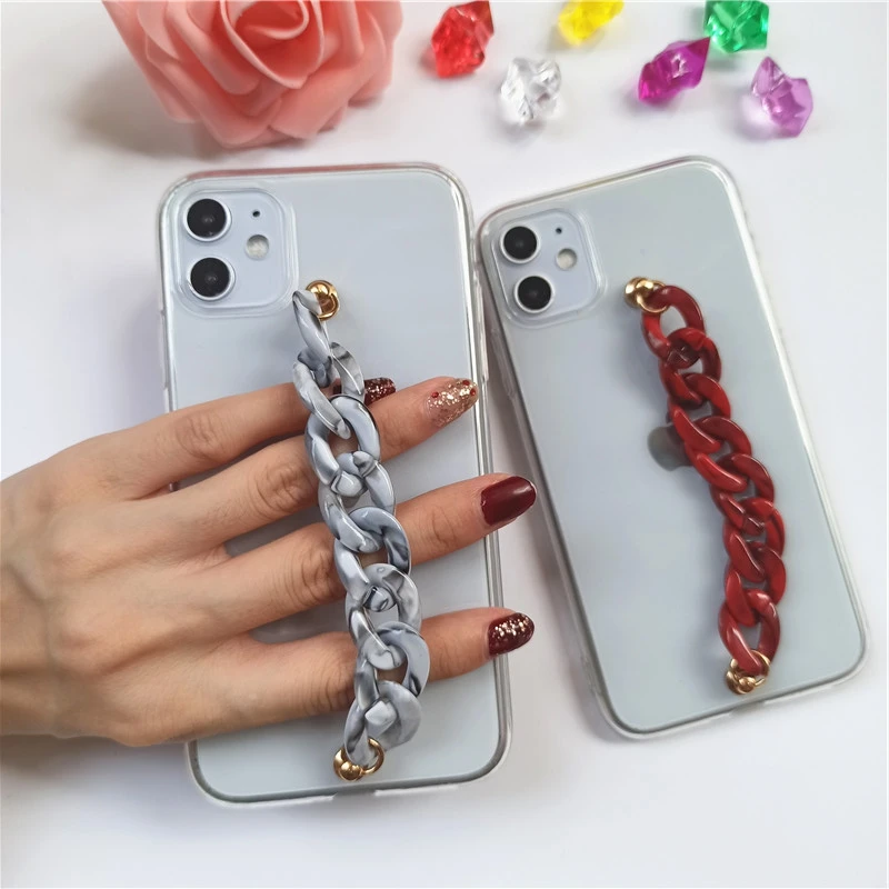 Чехол для xiaomi mi CC9 A3 Lite A2 MIX 2 MAX 3 Redmi Note 6 5 Pro K20 K30 4 прозрачный с мраморным браслетом |
