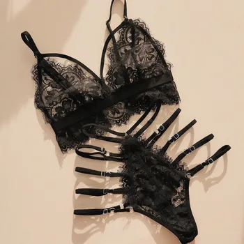 

Sexy Bra set Lingerie Set Lenceria New Sexy Fashion Lace Lingerie Underwear Sleepwear Nightdress Pajamas комплект нижнего белья