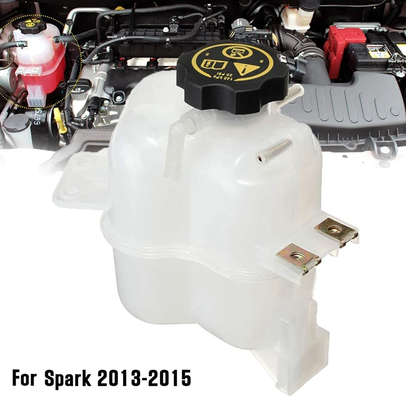 

Car Coolant Expansion Tank Bottle with Cap for Chevy-Spark 2013-2015 95352005 13502354