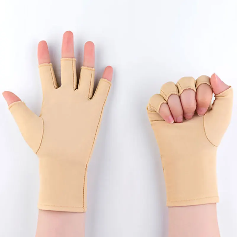 Women Half Fingers Gloves Summer Breathable Thin Semi-Finger Driving Glove Solid Sunscreen Anti-Uv Fingerless Glove fingerless gloves half finger gloves sunscreen gloves sun protection gloves