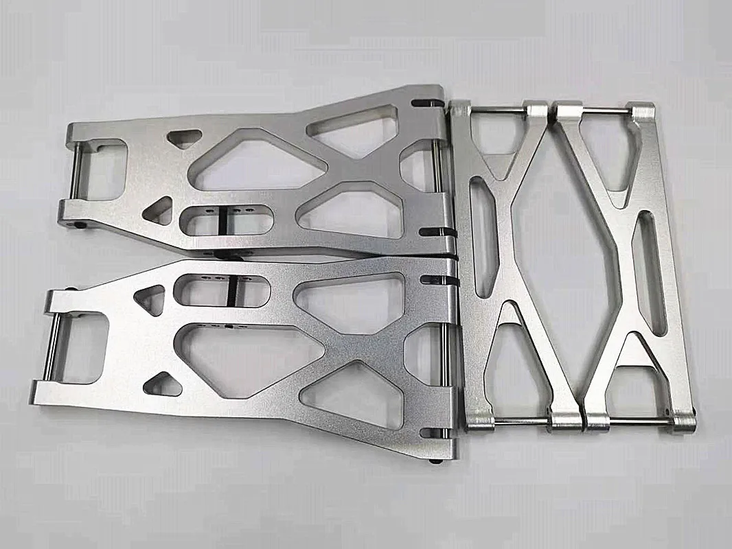 PROD 1005003145145386 GVM FOR TRAXXA 6S/8S X-MAXX 1/5 7075 aluminum
alloy front and rear universal upper and lower arms silver set 7729+7731
