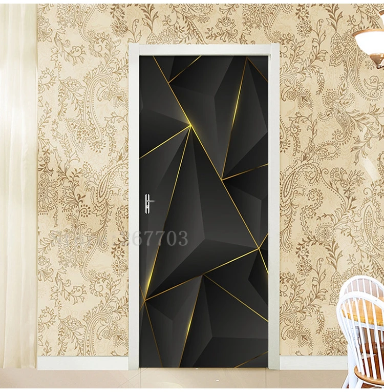 Removable 3D Door Sticker Decals Decor Vinyl Home Room Fridge Mural DIY #9