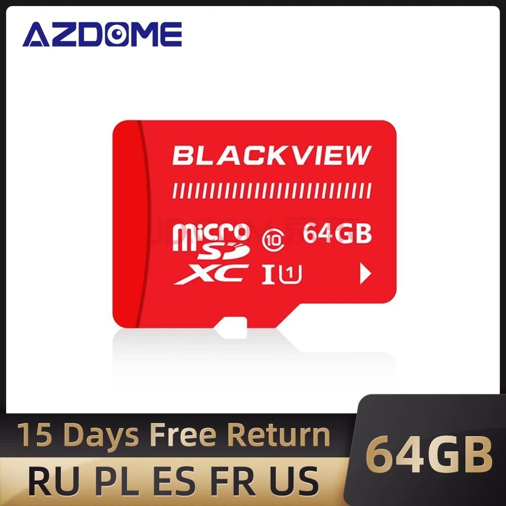 Blackview 64 ГБ TF Micro SD карта для AZDOME Dash Cam Автомобильная камера Автомобильный