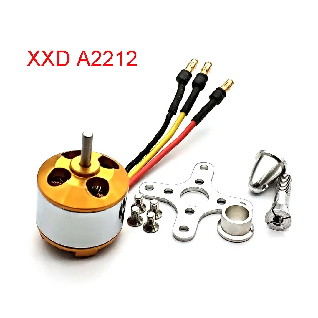 Бесщеточный двигатель A2212 930KV 1000KV 1400KV 2200KV 2450KV для РУ самолета мультикоптера