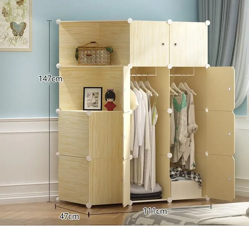 Version AH Meble Mobile Gabinete Armario Almacenamiento Armoire Chambre Dresser Mobilya De Dormitorio шкаф Mueble гардероб - Цвет: Version AH