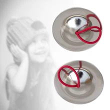 1 Pair Mid East Percussion Instrument Children Toy Mini Finger Cymbals Belly Dancing Costume Musical Funny Kids Props Practical