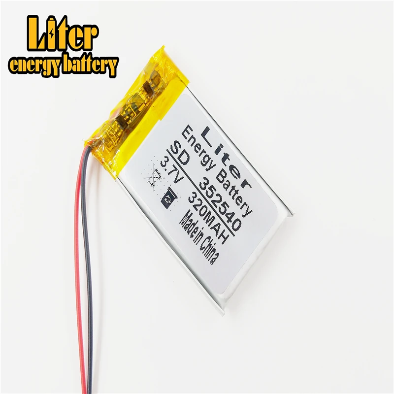 Литий-ионный полимерный аккумулятор 352540 3 7 V 320MAH хорошее качество OEM | Электроника
