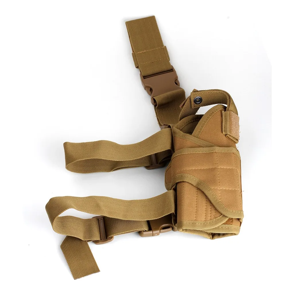 Adjustable Tactical Pistol//Gun Drop Leg Thigh Holster Mag Pouch Right+Left Hand