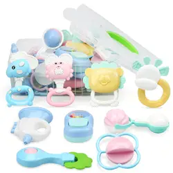 Детская игрушка-прорезыватель для зубов, обучающая погремушка для детей 0-1 лет, младенец, мальчик, материковый Китай
