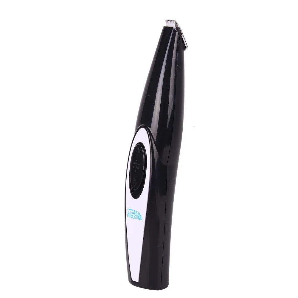 Мини USB Перезаряжаемый триммер для стрижки домашних животных, триммер для собак, кошек, инструмент для ног, электрическая машинка для стрижки волос, станок для бритья - Цвет: Черный
