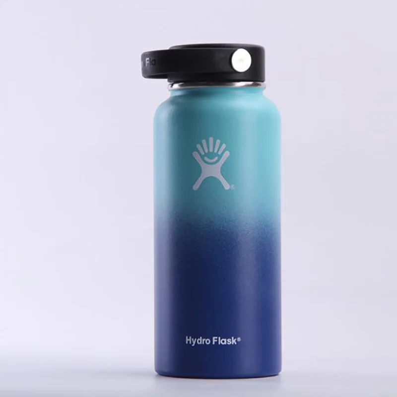 Hydro Flask Thermos Cup Stainless Steel Water Bottle Wide Vacuum Insulated Vacuum Travel Portable Thermal 18oz / 32oz / 40oz - Цвет: LN