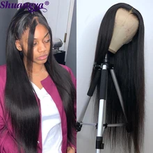 

Bone Straight Lace Front Wig Indian Straight Hair Transparent 13x4 Lace Front Wig 100% Human Hair HD 5X5 Hair Lace Closure Wig
