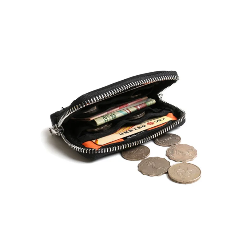 Earbuds Storage Bag Japanese Men Wallet Credit Card Holder Case For Boys Girls Journey Bank Card Organizer Zipper Coin Purse