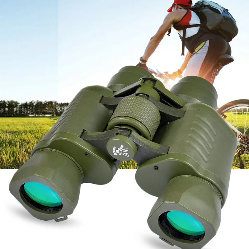 

Metal Green Film Telescope Binoculars High Magnification High-Definition Night Vision With Coordinate Ranging Can Travel Concert
