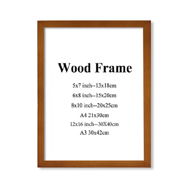 A4 A3 Photo Frame Black White Color Picture Frames for Wall Picture