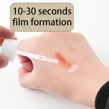 Прозрачный Невидимый жидкий лейкопластырь повязка на рану Водонепроницаемая защитная пленка повязка на рану лечебный гель инструмент для выживания