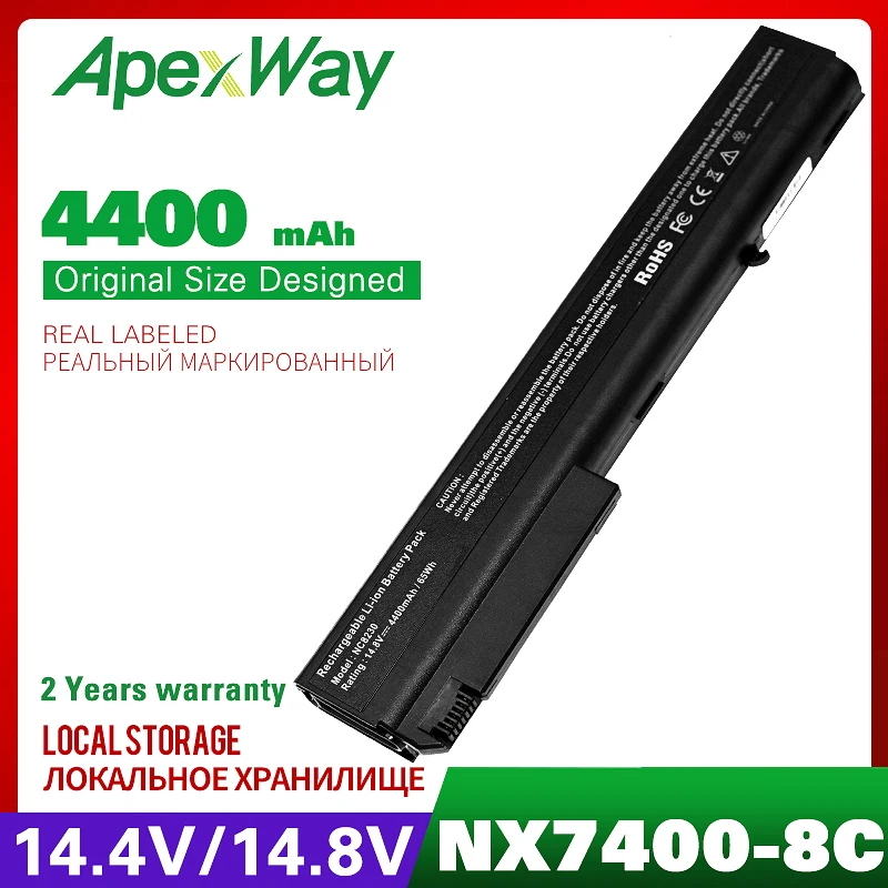 Аккумулятор 14 8 в для ноутбука HP COMPAQ Business Notebook 7400 8200 8400 8500 8700 серии 8510p 8510w 8710p 6720t nx7400