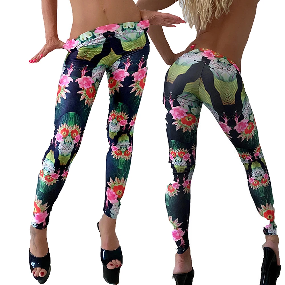 2021 New Beautiful Paisley Print Women Fitness Pants High Quaility High Waist Plus Size Comfortable Elastic Leggings