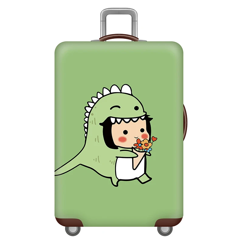 K Luggage cover Эластичный Защитный чехол для багажа, защитный чехол, чехол на колесиках, чехол s, чехлы для 18-32 дюймов, чехол для костюма, аксессуары для путешествий - Цвет: K Luggage cover