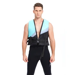 Adults Vest Life Jacket Kayak Motorboats Jet Ski Surf Wakeboard Fishing Vest Swimming Surf Rescue Boat Raft Sailing Safety Vest