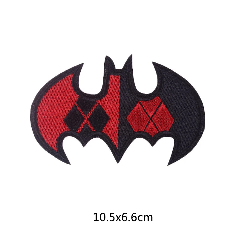 Бэтмен железная одежда патчи панк значок пришить на деколь качественный аксессуар украшение аппликация для рукоделия наклейки на футболки - Цвет: PE4164CT