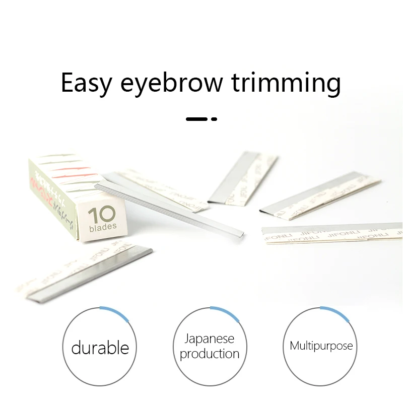

[Buy1 express 2 ]Platinum alloy stainless steel multi-functional eyebrow Knife blades Ladies eyebrow trimming blade makeup tools