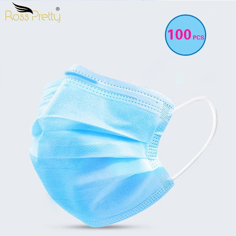 

Disposable Protective Mask Three-layer Anti-fog Anti-dust Mist Breathable Protective Mouth And Nose Mask For Hair Salon Use