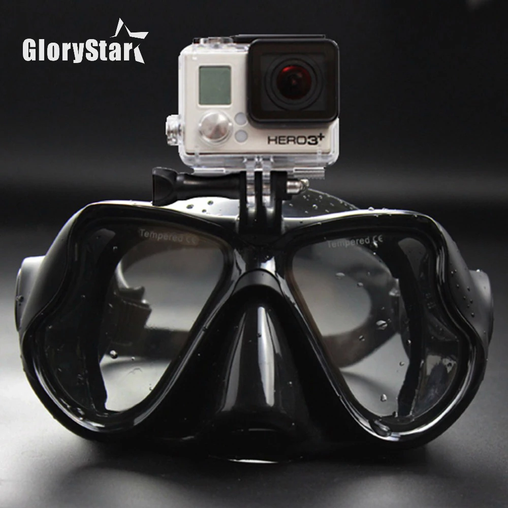 Glorystar Maschera Subacquea Professionale Per Fotocamera Subacquea Scuba Snorkel Occhiali Da Nuoto Per Gopro Xiaomi Sjcam Osmo Sj Sports Camera