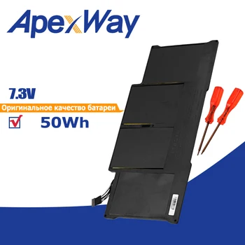 

Apexway 50Wh Laptop Battery for Apple MacBook Air 13" A1466 2012 year A1369 2011 2012 2013 2014 production Replace A1405 A1496